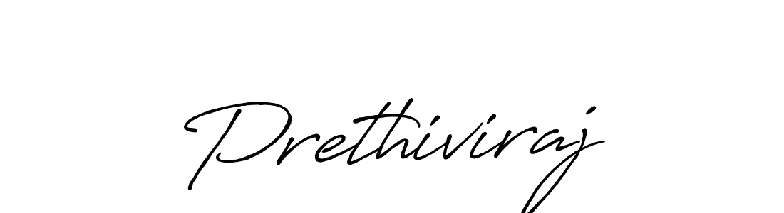 Prethiviraj stylish signature style. Best Handwritten Sign (Antro_Vectra_Bolder) for my name. Handwritten Signature Collection Ideas for my name Prethiviraj. Prethiviraj signature style 7 images and pictures png
