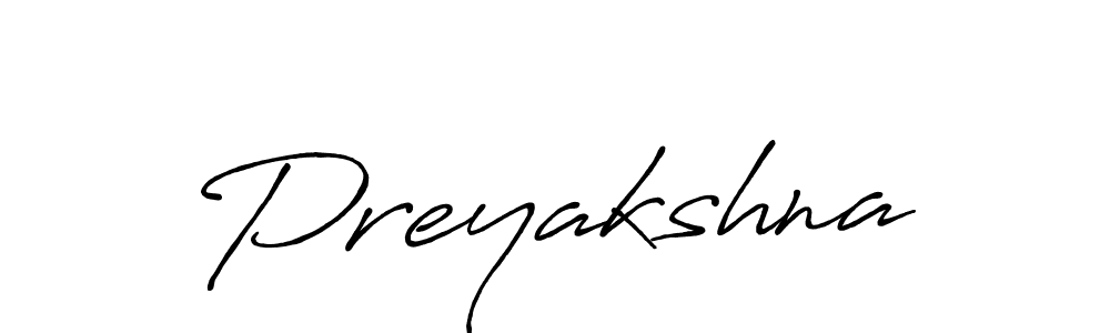 Make a beautiful signature design for name Preyakshna. With this signature (Antro_Vectra_Bolder) style, you can create a handwritten signature for free. Preyakshna signature style 7 images and pictures png