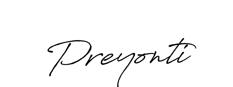 if you are searching for the best signature style for your name Preyonti. so please give up your signature search. here we have designed multiple signature styles  using Antro_Vectra_Bolder. Preyonti signature style 7 images and pictures png