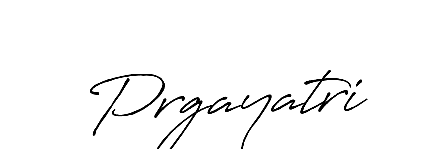 Create a beautiful signature design for name Prgayatri. With this signature (Antro_Vectra_Bolder) fonts, you can make a handwritten signature for free. Prgayatri signature style 7 images and pictures png