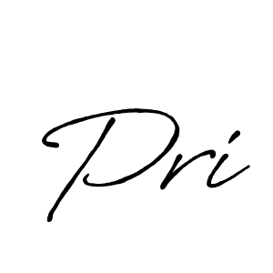 Also we have Pri name is the best signature style. Create professional handwritten signature collection using Antro_Vectra_Bolder autograph style. Pri signature style 7 images and pictures png
