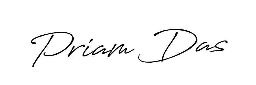 Design your own signature with our free online signature maker. With this signature software, you can create a handwritten (Antro_Vectra_Bolder) signature for name Priam Das. Priam Das signature style 7 images and pictures png