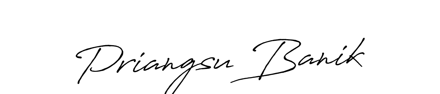 The best way (Antro_Vectra_Bolder) to make a short signature is to pick only two or three words in your name. The name Priangsu Banik include a total of six letters. For converting this name. Priangsu Banik signature style 7 images and pictures png