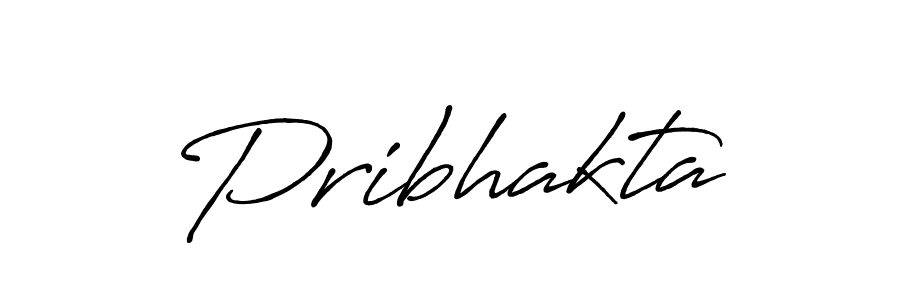 Create a beautiful signature design for name Pribhakta. With this signature (Antro_Vectra_Bolder) fonts, you can make a handwritten signature for free. Pribhakta signature style 7 images and pictures png