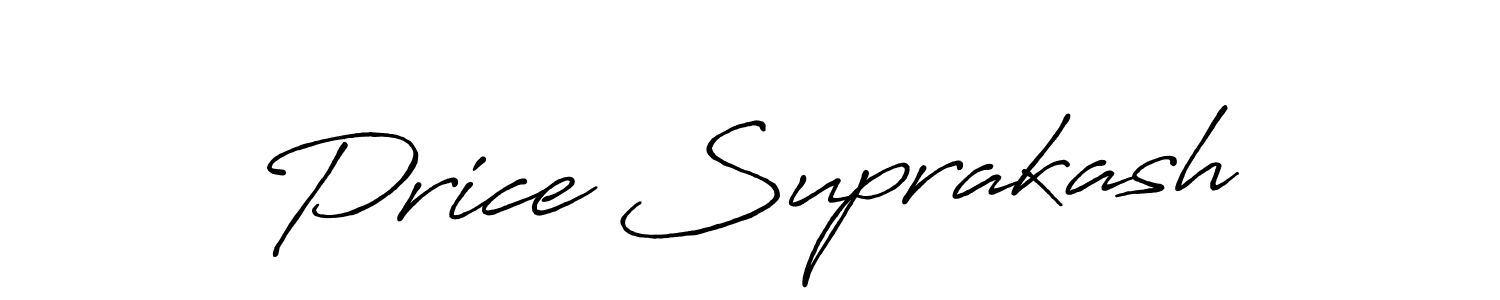 Design your own signature with our free online signature maker. With this signature software, you can create a handwritten (Antro_Vectra_Bolder) signature for name Price Suprakash. Price Suprakash signature style 7 images and pictures png