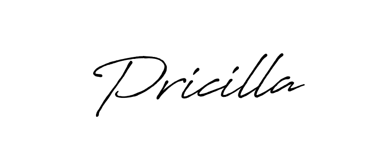 How to make Pricilla signature? Antro_Vectra_Bolder is a professional autograph style. Create handwritten signature for Pricilla name. Pricilla signature style 7 images and pictures png