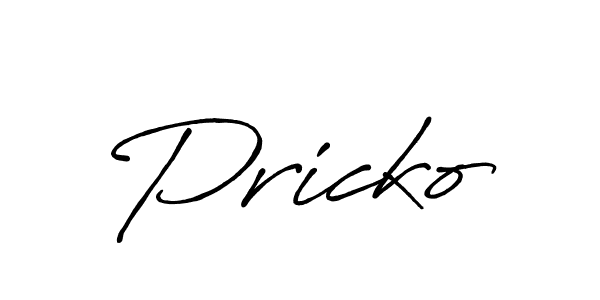 Make a beautiful signature design for name Pricko. Use this online signature maker to create a handwritten signature for free. Pricko signature style 7 images and pictures png