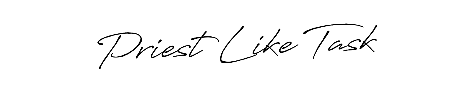 Also You can easily find your signature by using the search form. We will create Priest Like Task name handwritten signature images for you free of cost using Antro_Vectra_Bolder sign style. Priest Like Task signature style 7 images and pictures png
