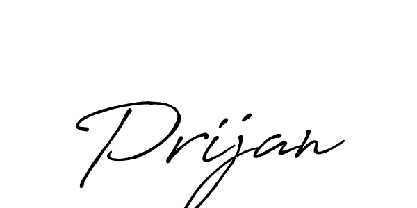 Design your own signature with our free online signature maker. With this signature software, you can create a handwritten (Antro_Vectra_Bolder) signature for name Prijan. Prijan signature style 7 images and pictures png