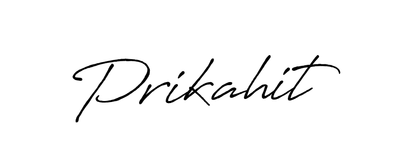 Make a beautiful signature design for name Prikahit. With this signature (Antro_Vectra_Bolder) style, you can create a handwritten signature for free. Prikahit signature style 7 images and pictures png