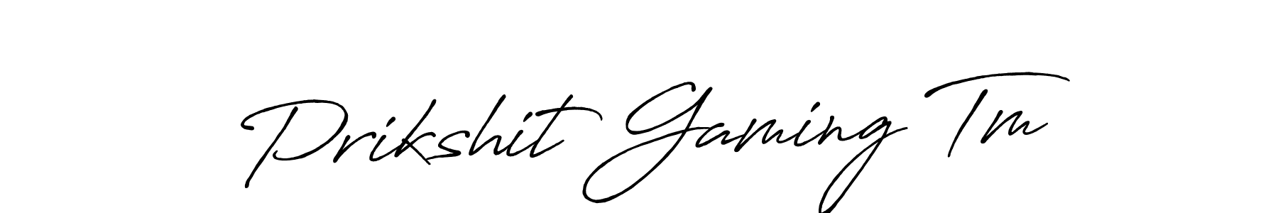 Make a beautiful signature design for name Prikshit Gaming Tm. Use this online signature maker to create a handwritten signature for free. Prikshit Gaming Tm signature style 7 images and pictures png