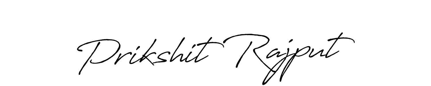 Create a beautiful signature design for name Prikshit Rajput. With this signature (Antro_Vectra_Bolder) fonts, you can make a handwritten signature for free. Prikshit Rajput signature style 7 images and pictures png