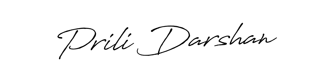 if you are searching for the best signature style for your name Prili Darshan. so please give up your signature search. here we have designed multiple signature styles  using Antro_Vectra_Bolder. Prili Darshan signature style 7 images and pictures png