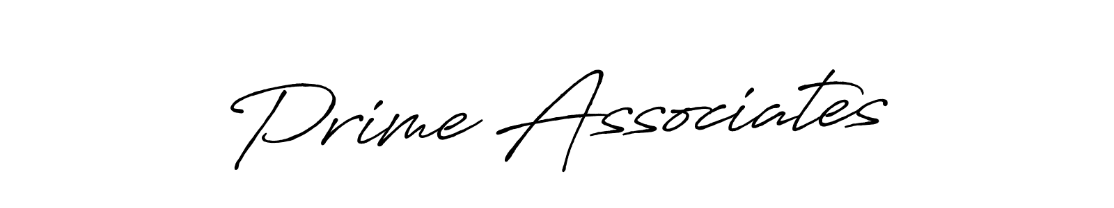 Prime Associates stylish signature style. Best Handwritten Sign (Antro_Vectra_Bolder) for my name. Handwritten Signature Collection Ideas for my name Prime Associates. Prime Associates signature style 7 images and pictures png