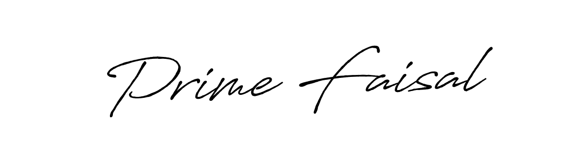 It looks lik you need a new signature style for name Prime Faisal. Design unique handwritten (Antro_Vectra_Bolder) signature with our free signature maker in just a few clicks. Prime Faisal signature style 7 images and pictures png