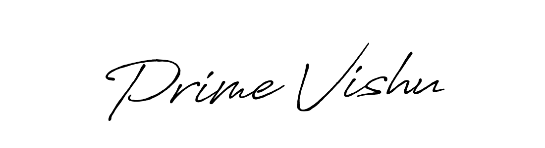 Also You can easily find your signature by using the search form. We will create Prime Vishu name handwritten signature images for you free of cost using Antro_Vectra_Bolder sign style. Prime Vishu signature style 7 images and pictures png