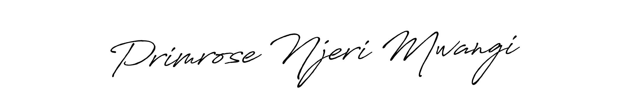 Also You can easily find your signature by using the search form. We will create Primrose Njeri Mwangi name handwritten signature images for you free of cost using Antro_Vectra_Bolder sign style. Primrose Njeri Mwangi signature style 7 images and pictures png