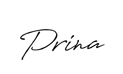 Use a signature maker to create a handwritten signature online. With this signature software, you can design (Antro_Vectra_Bolder) your own signature for name Prina. Prina signature style 7 images and pictures png