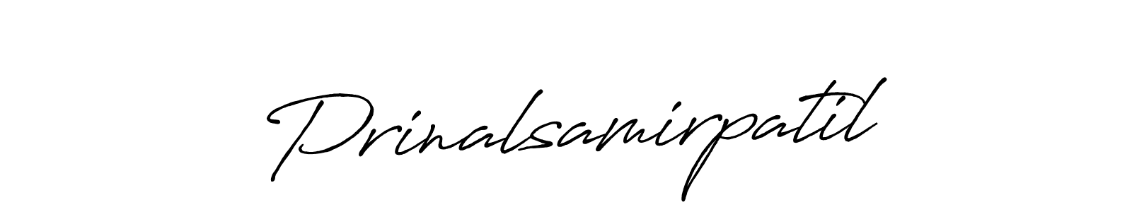 This is the best signature style for the Prinalsamirpatil name. Also you like these signature font (Antro_Vectra_Bolder). Mix name signature. Prinalsamirpatil signature style 7 images and pictures png