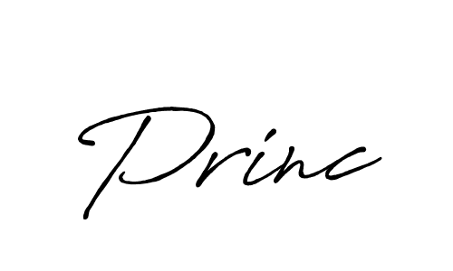 Princ stylish signature style. Best Handwritten Sign (Antro_Vectra_Bolder) for my name. Handwritten Signature Collection Ideas for my name Princ. Princ signature style 7 images and pictures png