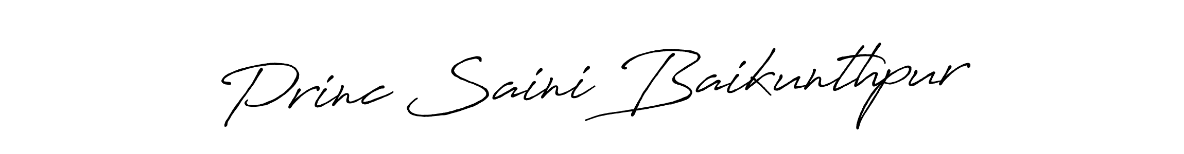 Also we have Princ Saini Baikunthpur name is the best signature style. Create professional handwritten signature collection using Antro_Vectra_Bolder autograph style. Princ Saini Baikunthpur signature style 7 images and pictures png