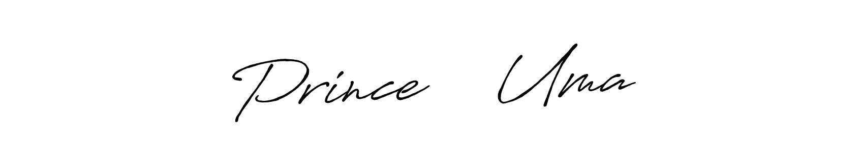 How to make Prince ❣️ Uma signature? Antro_Vectra_Bolder is a professional autograph style. Create handwritten signature for Prince ❣️ Uma name. Prince ❣️ Uma signature style 7 images and pictures png