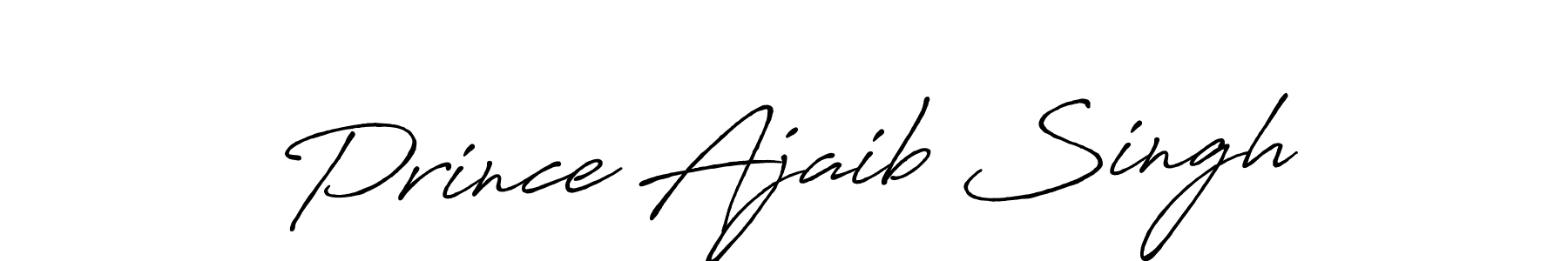 Prince Ajaib Singh stylish signature style. Best Handwritten Sign (Antro_Vectra_Bolder) for my name. Handwritten Signature Collection Ideas for my name Prince Ajaib Singh. Prince Ajaib Singh signature style 7 images and pictures png