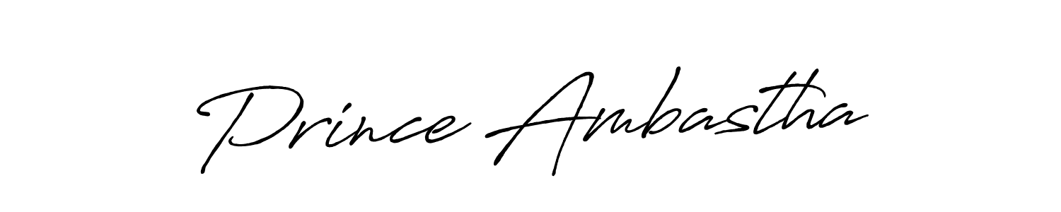 Here are the top 10 professional signature styles for the name Prince Ambastha. These are the best autograph styles you can use for your name. Prince Ambastha signature style 7 images and pictures png