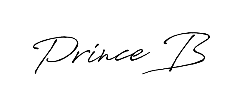 It looks lik you need a new signature style for name Prince B. Design unique handwritten (Antro_Vectra_Bolder) signature with our free signature maker in just a few clicks. Prince B signature style 7 images and pictures png