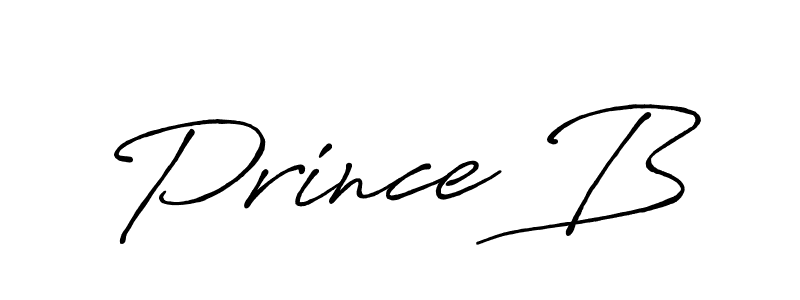 It looks lik you need a new signature style for name Prince B. Design unique handwritten (Antro_Vectra_Bolder) signature with our free signature maker in just a few clicks. Prince B signature style 7 images and pictures png