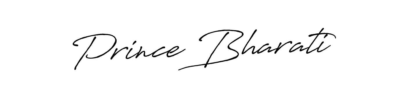 You should practise on your own different ways (Antro_Vectra_Bolder) to write your name (Prince Bharati) in signature. don't let someone else do it for you. Prince Bharati signature style 7 images and pictures png