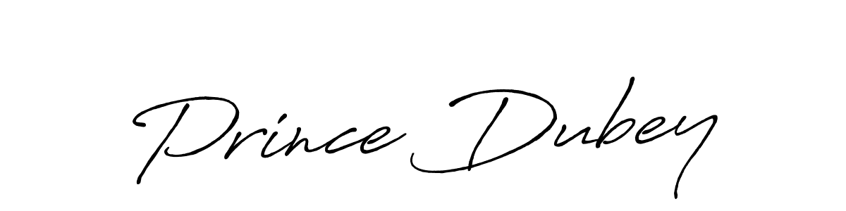 Also we have Prince Dubey name is the best signature style. Create professional handwritten signature collection using Antro_Vectra_Bolder autograph style. Prince Dubey signature style 7 images and pictures png