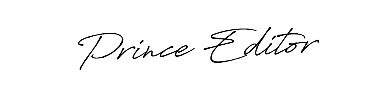 Make a beautiful signature design for name Prince Editor. Use this online signature maker to create a handwritten signature for free. Prince Editor signature style 7 images and pictures png