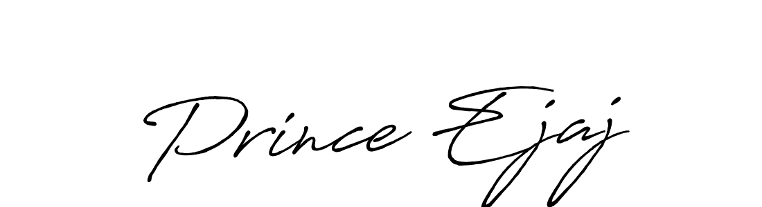 Also we have Prince Ejaj name is the best signature style. Create professional handwritten signature collection using Antro_Vectra_Bolder autograph style. Prince Ejaj signature style 7 images and pictures png