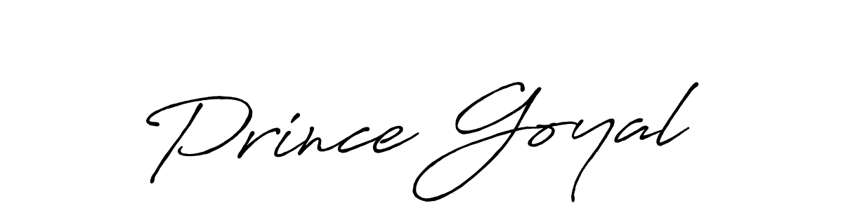 Also You can easily find your signature by using the search form. We will create Prince Goyal name handwritten signature images for you free of cost using Antro_Vectra_Bolder sign style. Prince Goyal signature style 7 images and pictures png