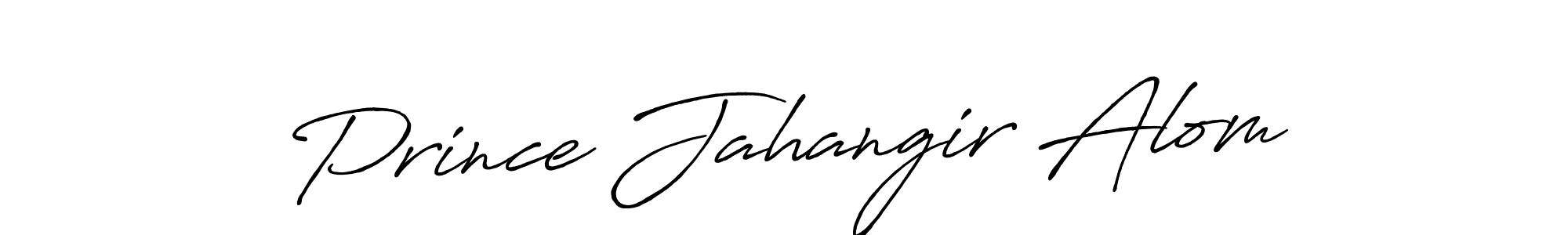Make a beautiful signature design for name Prince Jahangir Alom. With this signature (Antro_Vectra_Bolder) style, you can create a handwritten signature for free. Prince Jahangir Alom signature style 7 images and pictures png