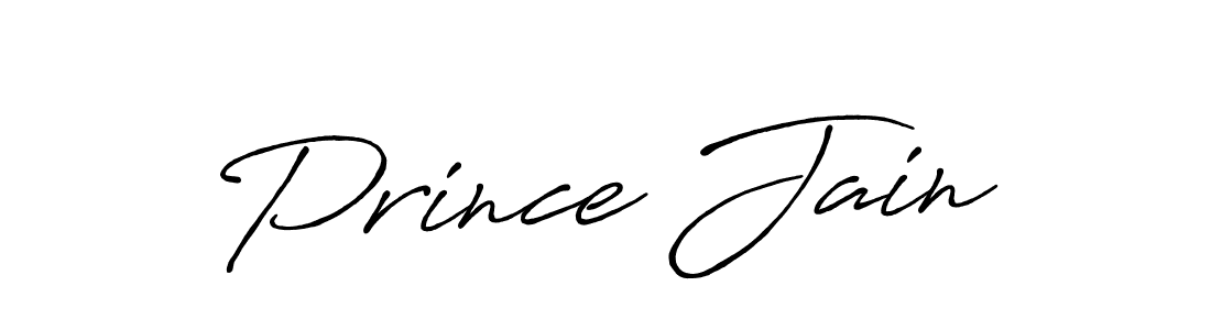 Prince Jain stylish signature style. Best Handwritten Sign (Antro_Vectra_Bolder) for my name. Handwritten Signature Collection Ideas for my name Prince Jain. Prince Jain signature style 7 images and pictures png