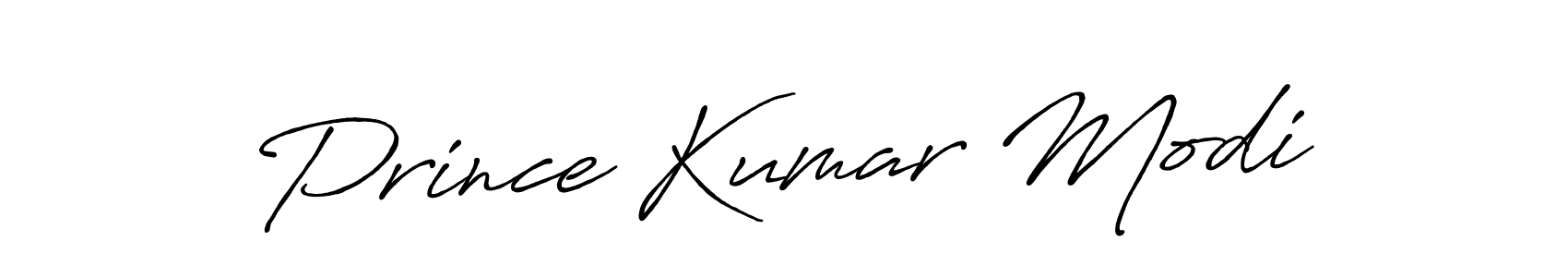 Use a signature maker to create a handwritten signature online. With this signature software, you can design (Antro_Vectra_Bolder) your own signature for name Prince Kumar Modi. Prince Kumar Modi signature style 7 images and pictures png