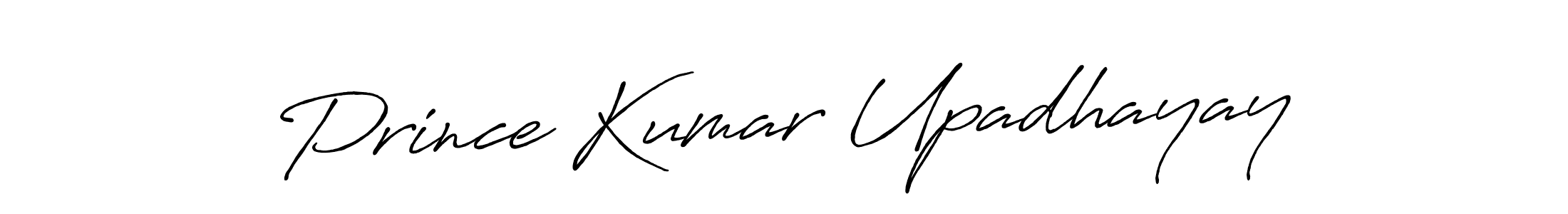 How to make Prince Kumar Upadhayay name signature. Use Antro_Vectra_Bolder style for creating short signs online. This is the latest handwritten sign. Prince Kumar Upadhayay signature style 7 images and pictures png