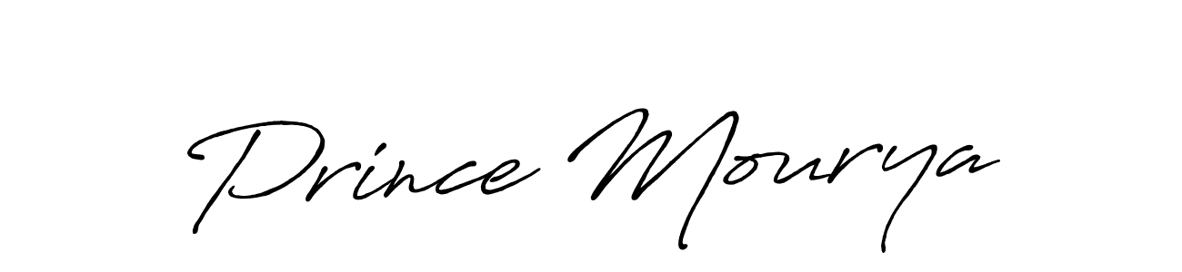 Prince Mourya stylish signature style. Best Handwritten Sign (Antro_Vectra_Bolder) for my name. Handwritten Signature Collection Ideas for my name Prince Mourya. Prince Mourya signature style 7 images and pictures png