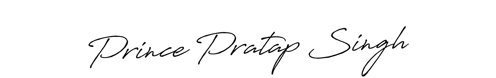 Create a beautiful signature design for name Prince Pratap Singh. With this signature (Antro_Vectra_Bolder) fonts, you can make a handwritten signature for free. Prince Pratap Singh signature style 7 images and pictures png