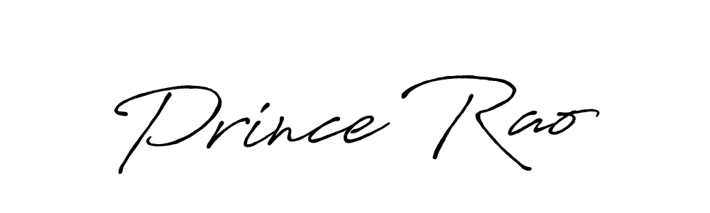 Design your own signature with our free online signature maker. With this signature software, you can create a handwritten (Antro_Vectra_Bolder) signature for name Prince Rao. Prince Rao signature style 7 images and pictures png