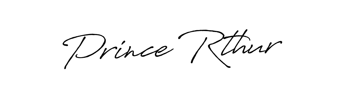 Make a beautiful signature design for name Prince Rthur. With this signature (Antro_Vectra_Bolder) style, you can create a handwritten signature for free. Prince Rthur signature style 7 images and pictures png