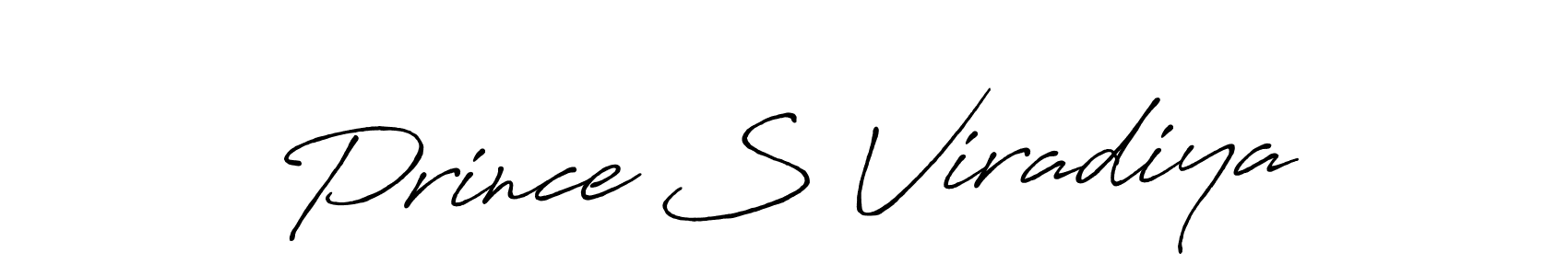 Make a beautiful signature design for name Prince S Viradiya. Use this online signature maker to create a handwritten signature for free. Prince S Viradiya signature style 7 images and pictures png