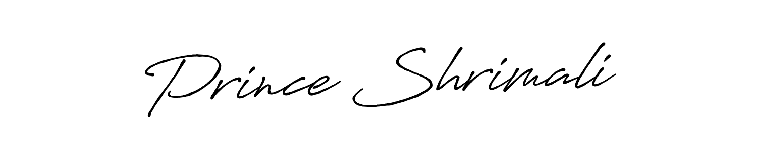 You should practise on your own different ways (Antro_Vectra_Bolder) to write your name (Prince Shrimali) in signature. don't let someone else do it for you. Prince Shrimali signature style 7 images and pictures png