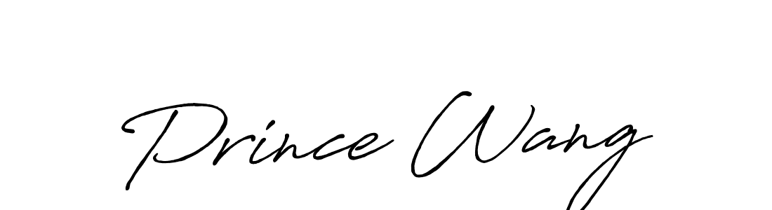 You should practise on your own different ways (Antro_Vectra_Bolder) to write your name (Prince Wang) in signature. don't let someone else do it for you. Prince Wang signature style 7 images and pictures png