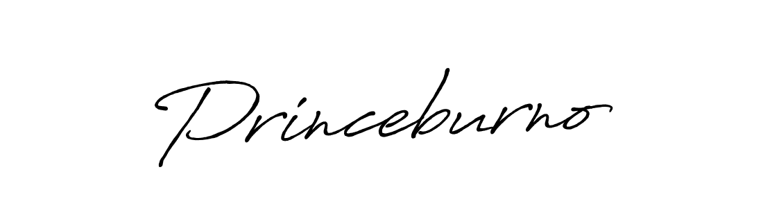 Use a signature maker to create a handwritten signature online. With this signature software, you can design (Antro_Vectra_Bolder) your own signature for name Princeburno. Princeburno signature style 7 images and pictures png