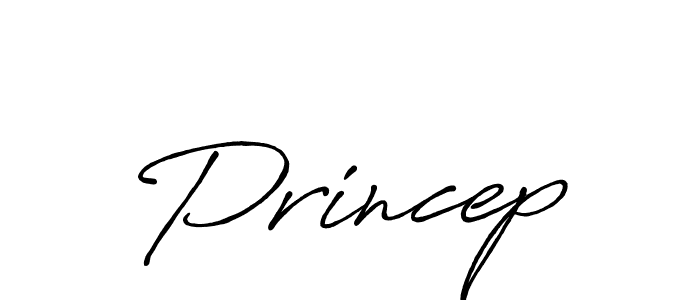 Design your own signature with our free online signature maker. With this signature software, you can create a handwritten (Antro_Vectra_Bolder) signature for name Princep. Princep signature style 7 images and pictures png