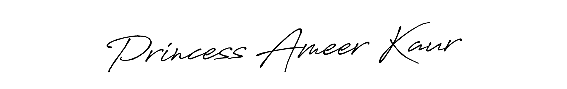 The best way (Antro_Vectra_Bolder) to make a short signature is to pick only two or three words in your name. The name Princess Ameer Kaur include a total of six letters. For converting this name. Princess Ameer Kaur signature style 7 images and pictures png