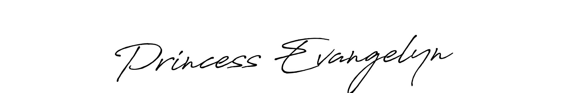 How to make Princess Evangelyn name signature. Use Antro_Vectra_Bolder style for creating short signs online. This is the latest handwritten sign. Princess Evangelyn signature style 7 images and pictures png